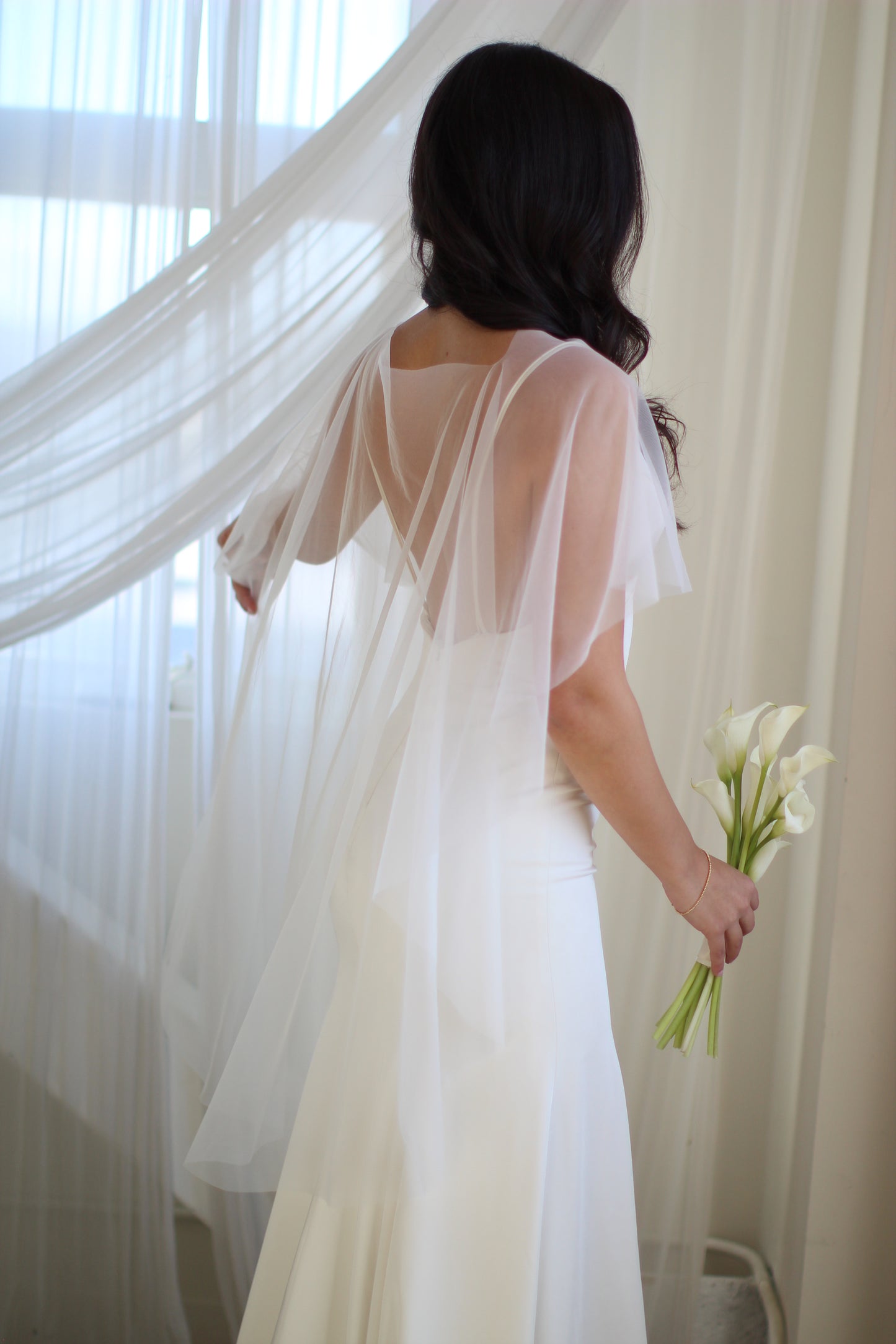 Soft Tulle Capelet