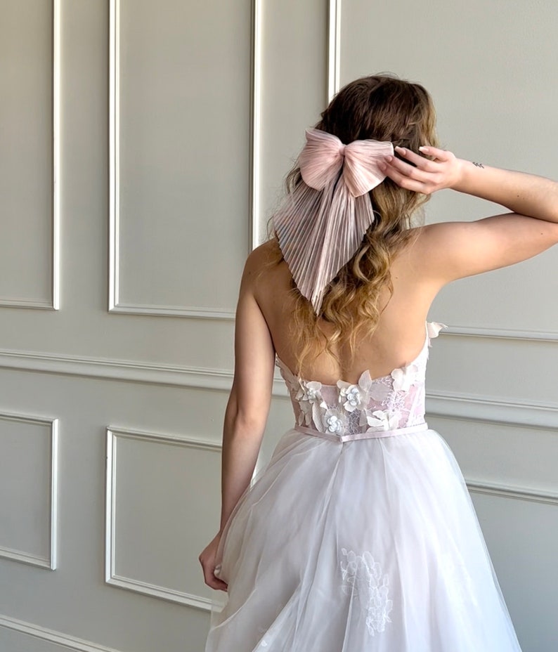 Pleated Bridal Bow