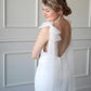 Bridal Cape with Shoulder Bows