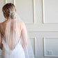 Delicate Pearl and Flower Wedding Veil