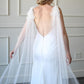 Bridal Cape with Shoulder Bows