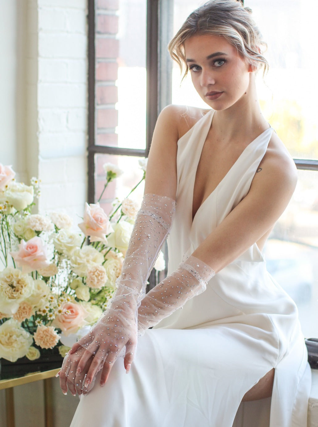 Bride Dress Bridal Gloves Stock Photo 521471500 | Shutterstock